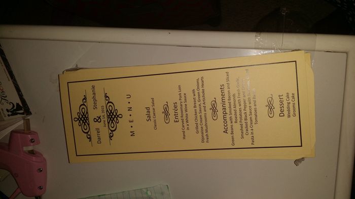 Let me see your Menu Cards
