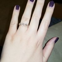 Who has a rose gold ring? - 1