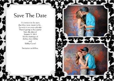 I made my invitations! Opinions please!! changed to STD's! haha