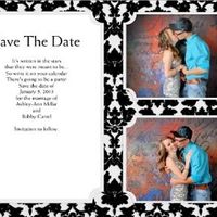 I made my invitations! Opinions please!! changed to STD's! haha