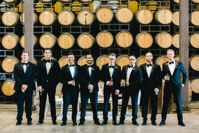 Where did your fiancé and groomsmen get their wedding attire? - 1