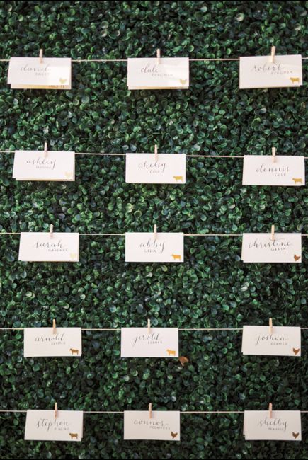 Place cards, table numbers, other decor minutiae - 1