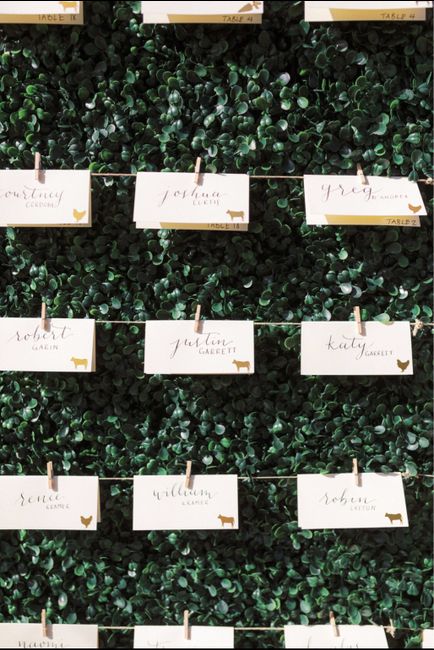 Tented escort cards - 1