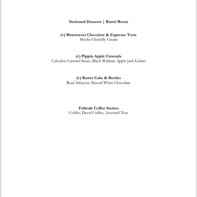 What's on Your Wedding Menu? - 2