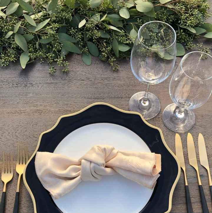 Black, White and Gold Wedding - 1