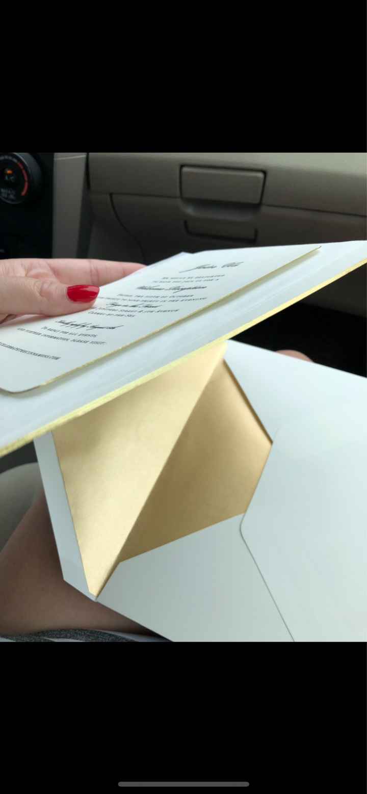 How much did you spend on invitations? - 1