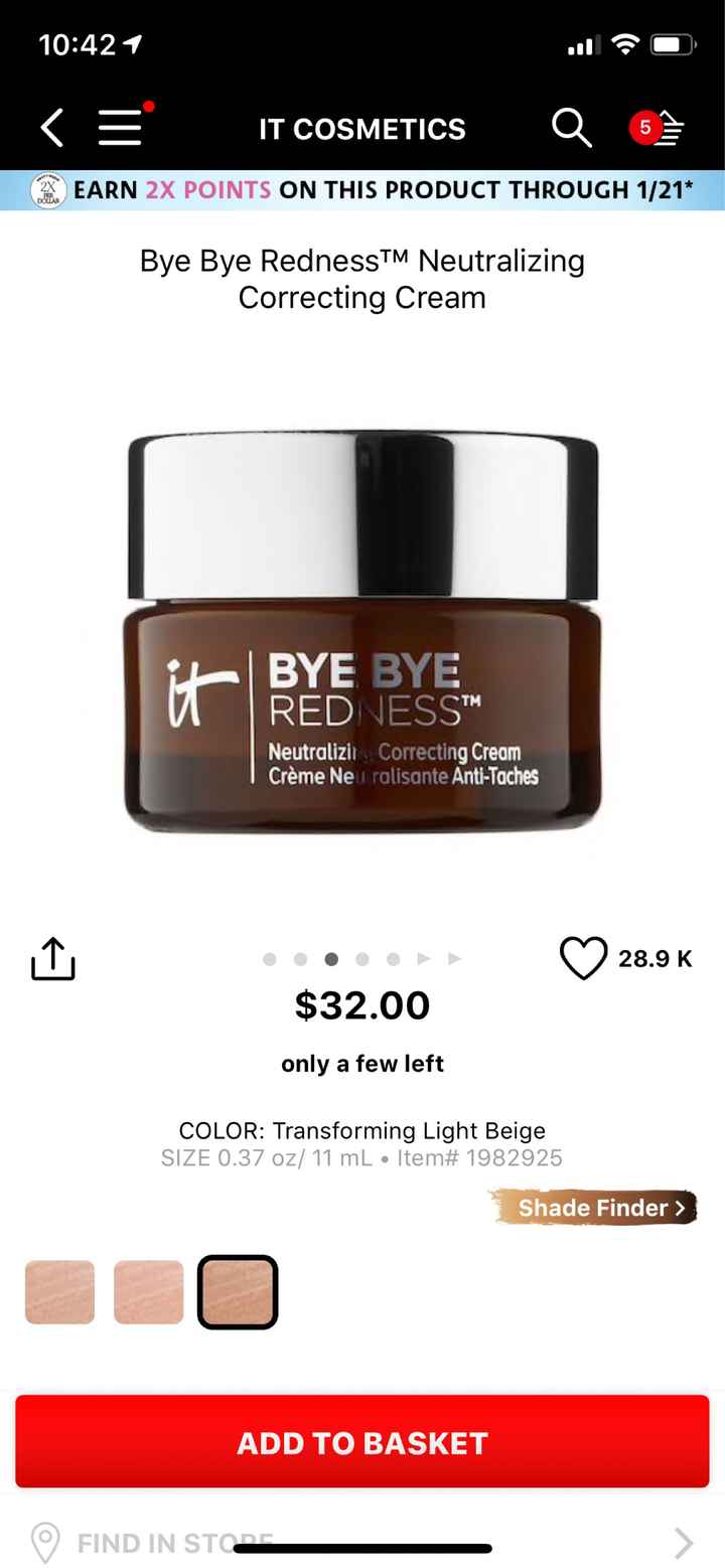 Redness coverage - 1