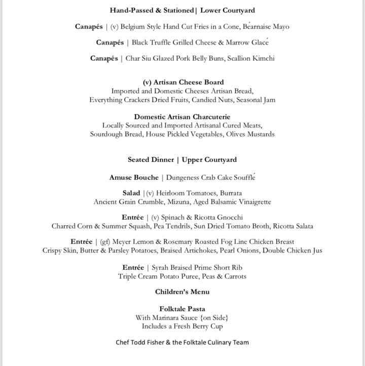 What's on Your Wedding Menu? - 1