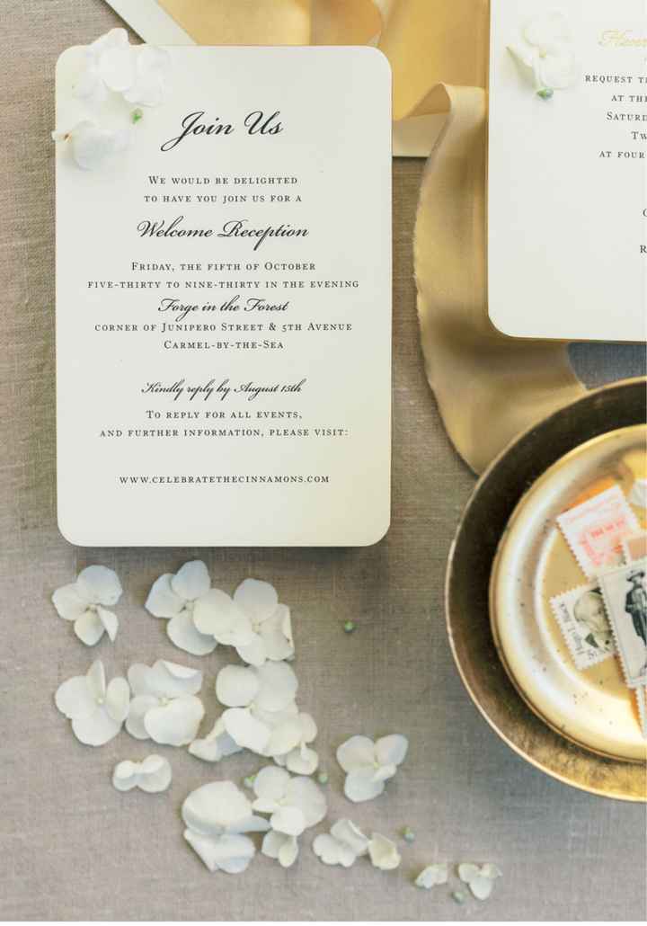 Is it okay to put wedding website rsvp information on the invitation? - 1