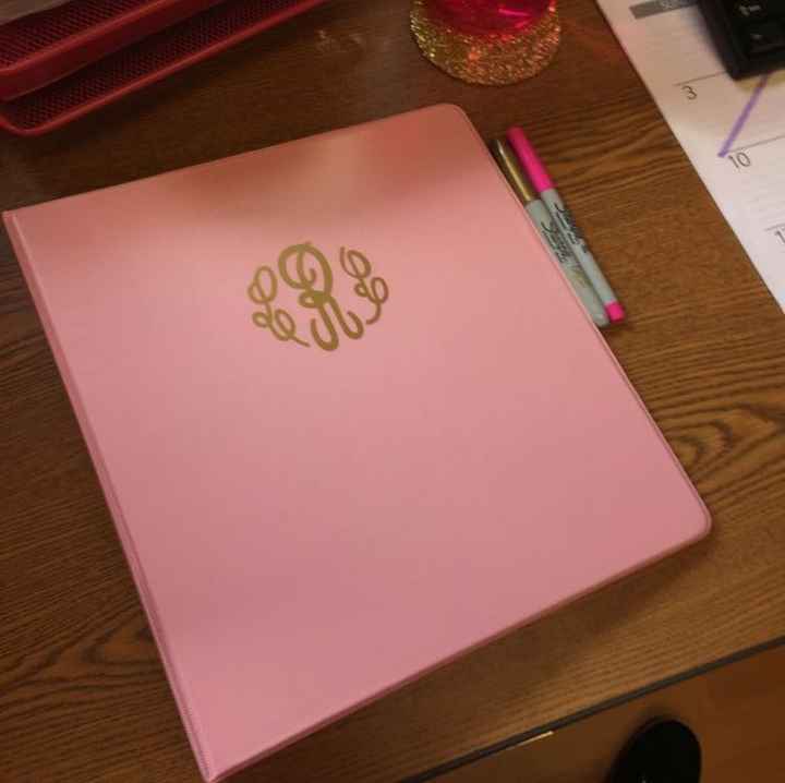 Wedding planning binder?