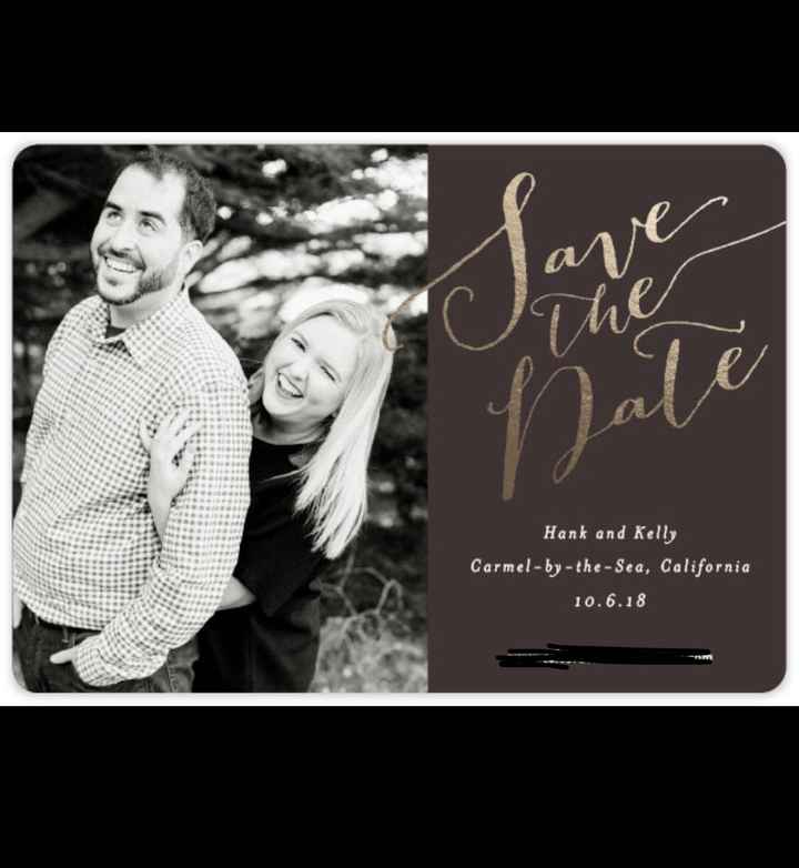 lets see your save the date Pictures! - 1