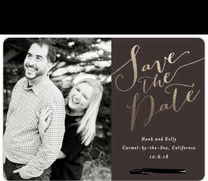 Are you sending Save-the-Dates? - 1
