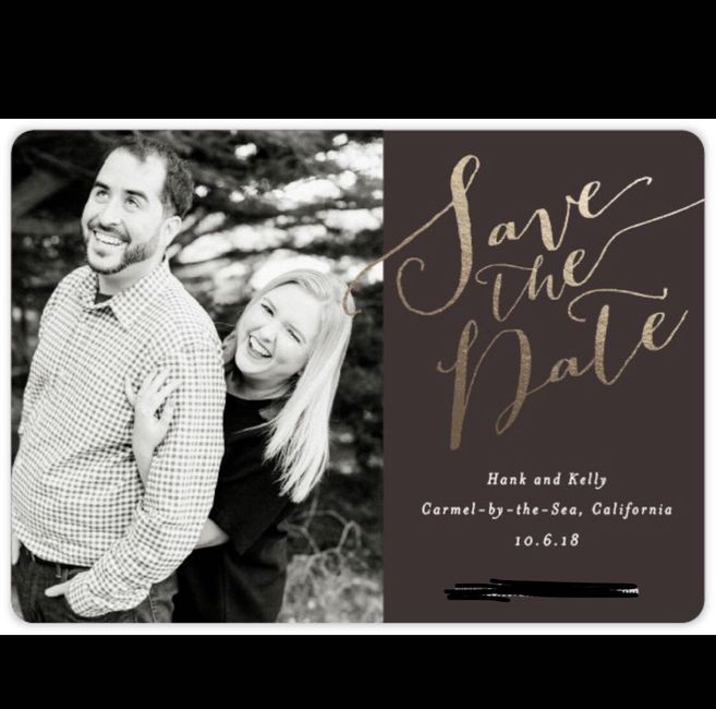 Wedding website on Save the date? 1