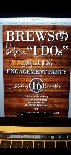 Engagement party invites - 1