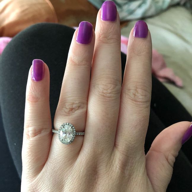 Oval Engagement Ring Size 1