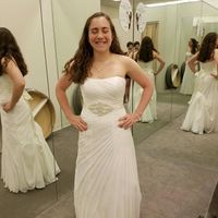 Wedding bustle problems