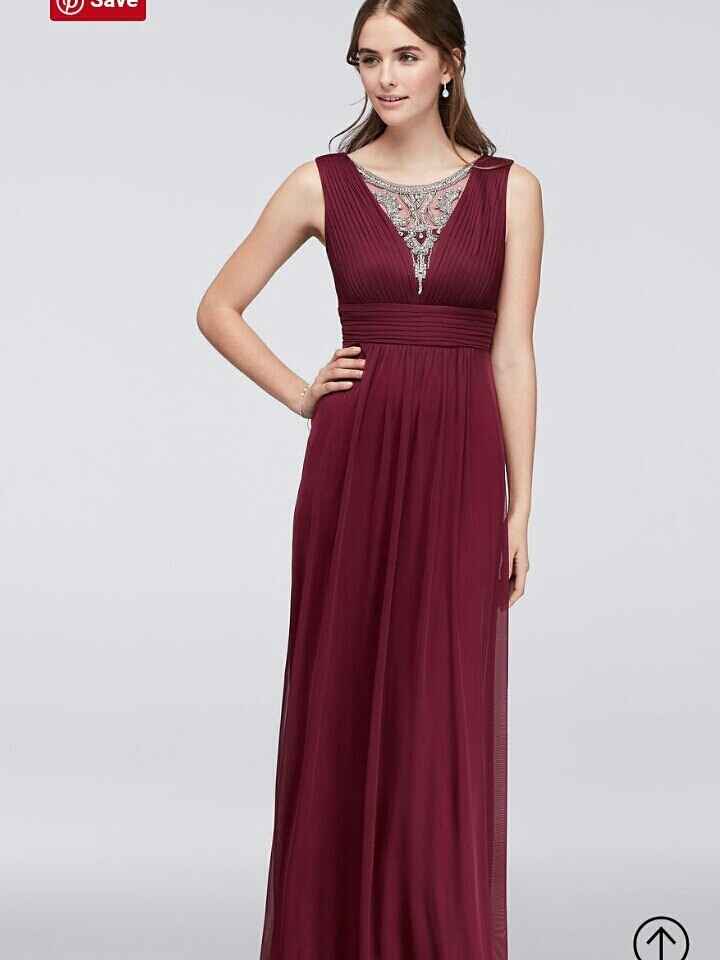 Merlot color top dress