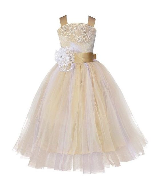 Flower girl dress colors