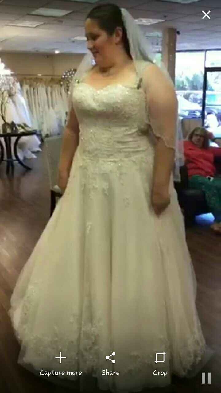 I said yes to the dress!!!!