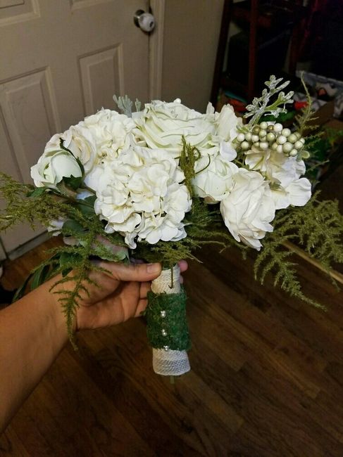 Is any one making their own bridal bouquet?