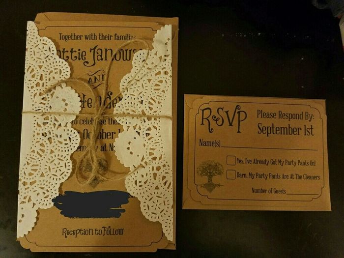 DIY Invitations- has anyone made their own??