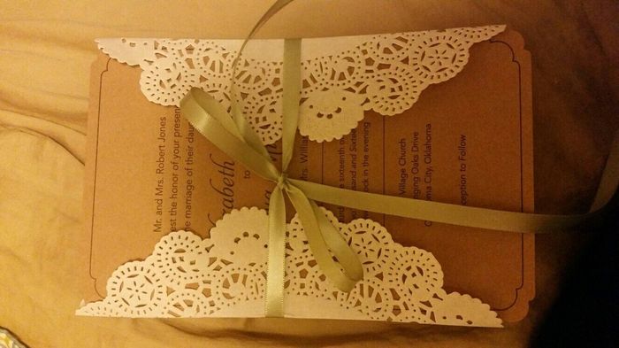 DIY Invitations- has anyone made their own??