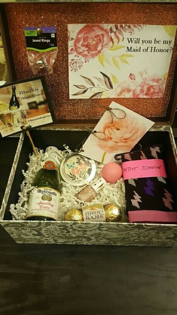Show me your "bridesmaid boxes"