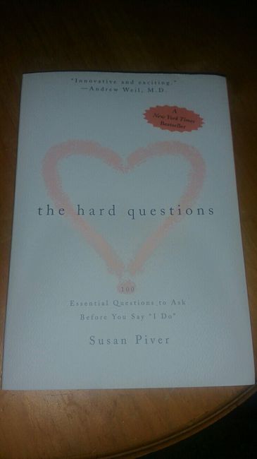 Unconventional premarital "counseling"