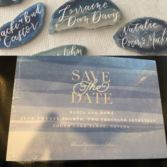 Thoughts on place cards