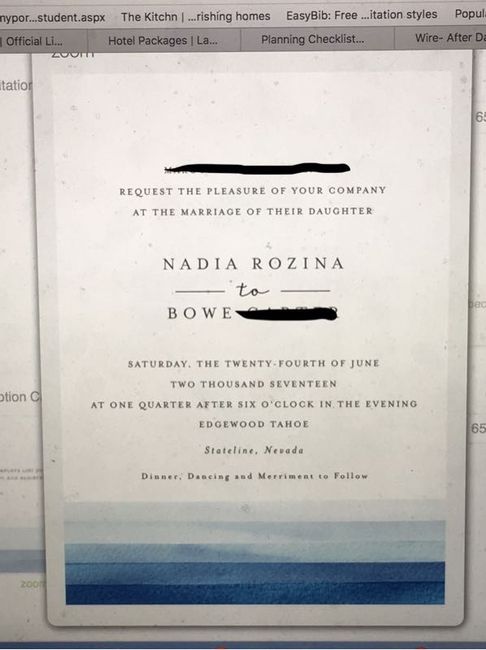 Invitation help