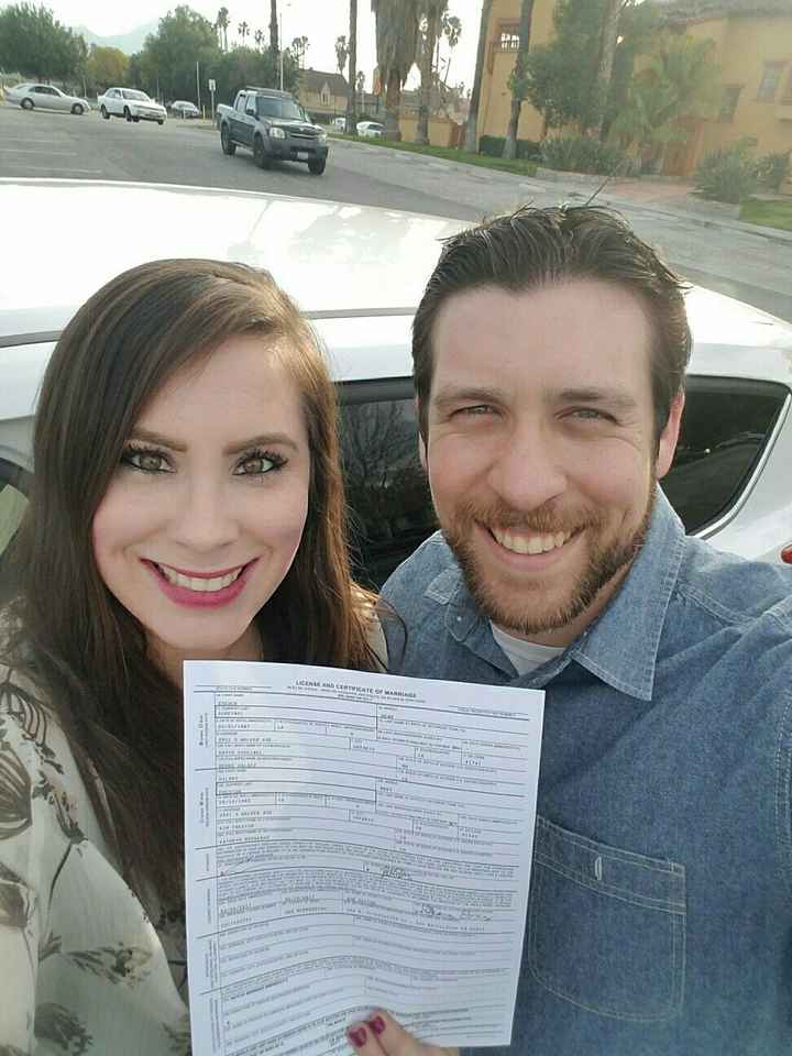 Wedding license