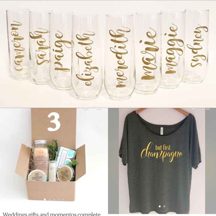 Bridesmaid gifts