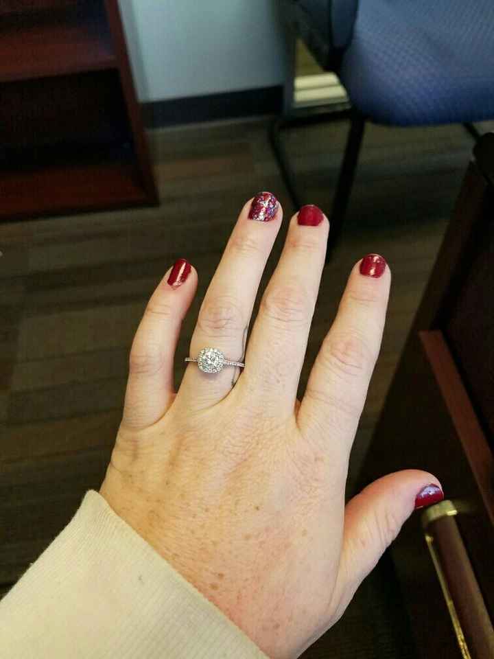 Lets see those beautiful engagement rings