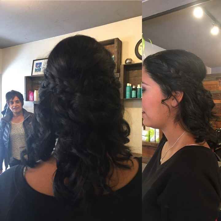 Please show me your half up/half down hairstyles!