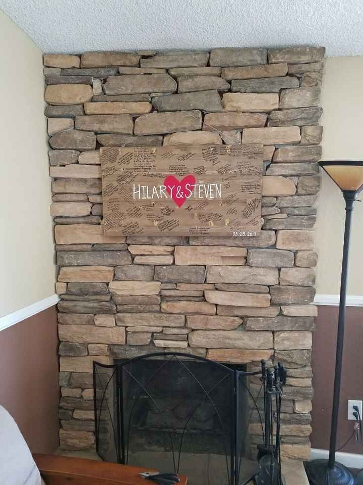 Wooden Guest Book Sign