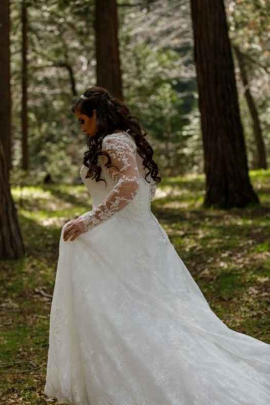 Long sleeve wedding dress love!