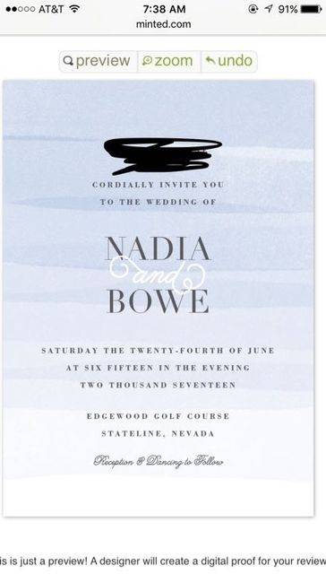 Show me your invitations!