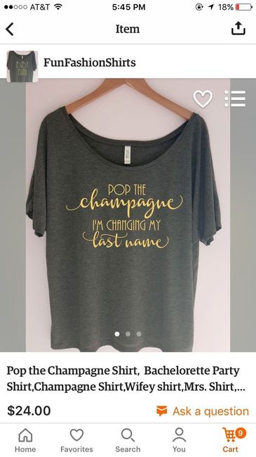 Bridal party tee shirts!