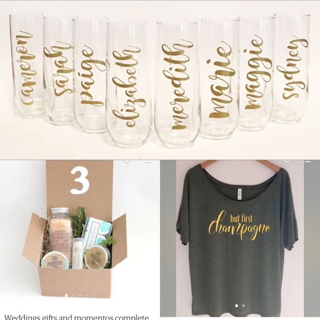 Bridesmaid gifts