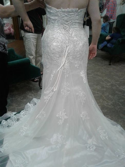 Found my dress! Not what I went in wanting at all, but turned out to be perfect!