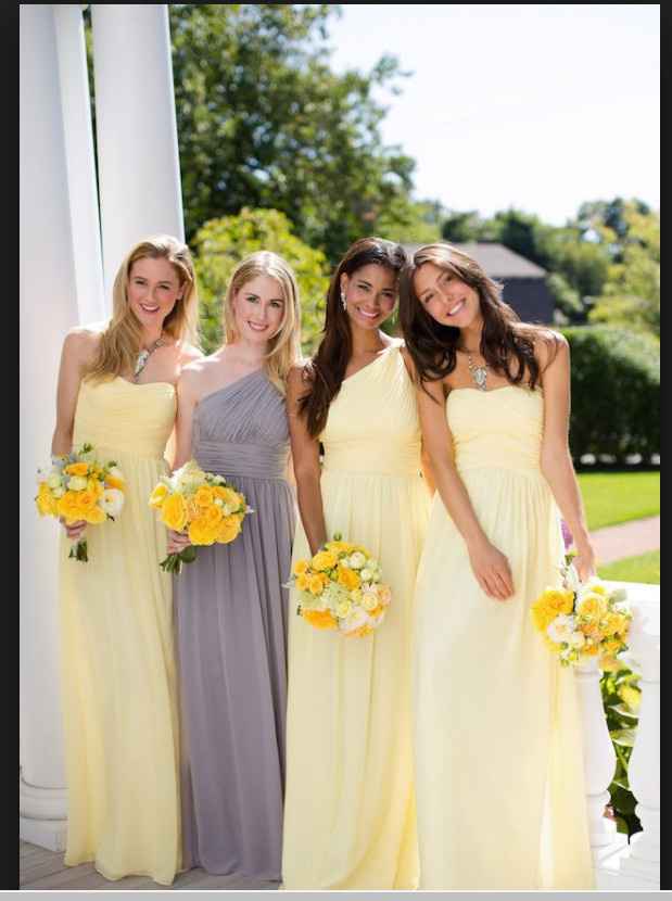 Bridesmaid dresses