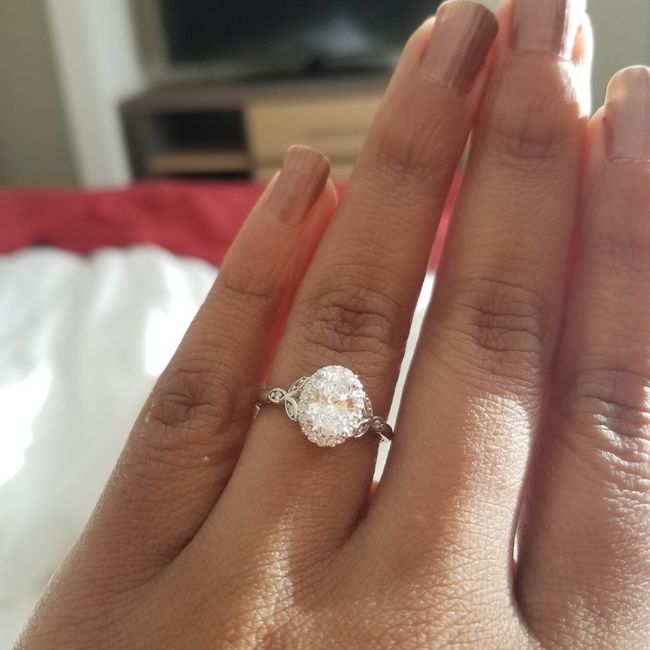 Will a 2ctw single row halo ring be stunning enough? 4