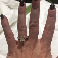 We got engaged in Paris during my PhD graduation trip! We've been together since college when we met