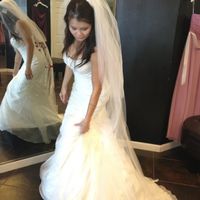 MY DRESS FITTING.  WHAT DO YOU THINK? :)