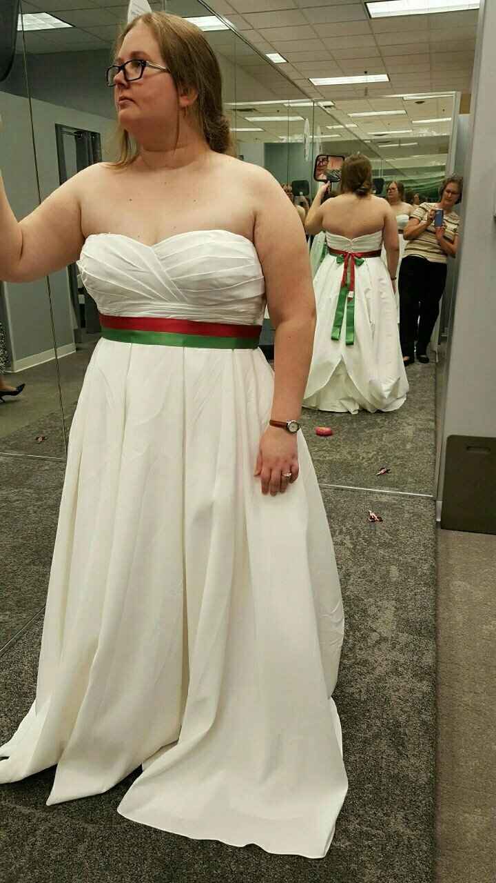 I said yes to the veil at my first fitting!