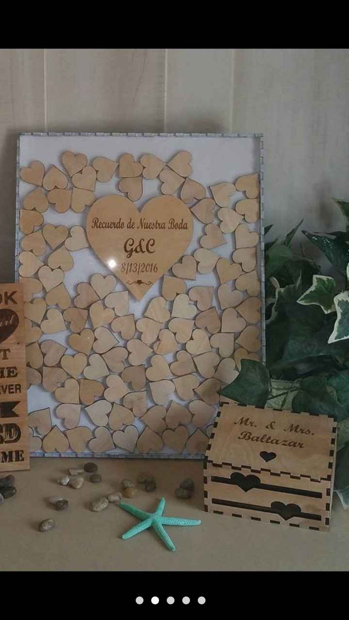 What are you doing for your guestbook?