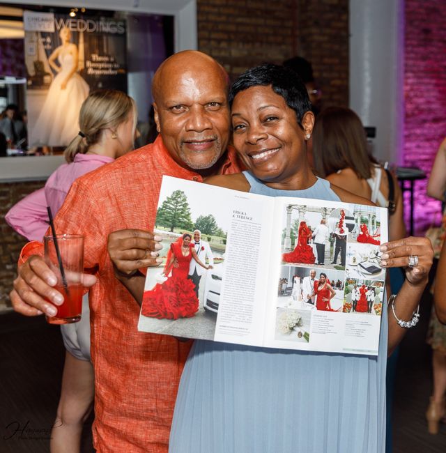 Our wedding was Published in Chicago style weddings 1