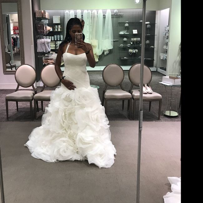 What was the most unique dress you tried on? Pics?