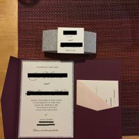 DIY invitation suite - materials from cardsandpockets.com