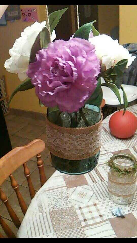 Center pieces Mason jars